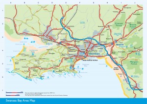 Map of Swansea