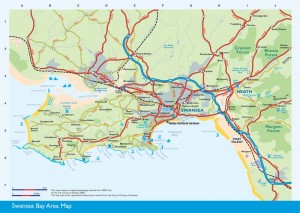 Air show - Swansea map