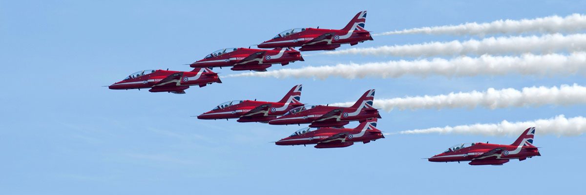 Red Arrows at Wales Airshow